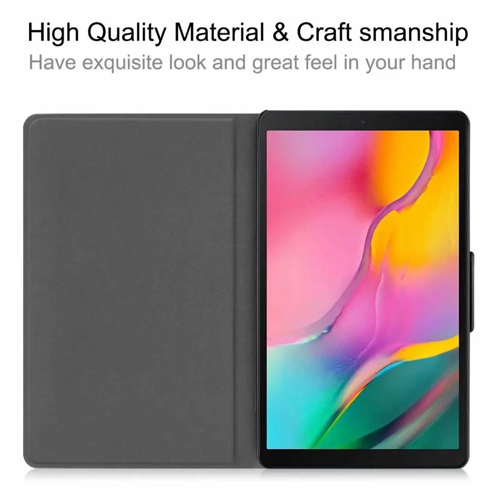 Премиум кожаный чехол для samsung Galaxy Tab A 10,1 SM-T510 SM-T515 T510 T515, чехол-подставка для samsung Tab A 10,1