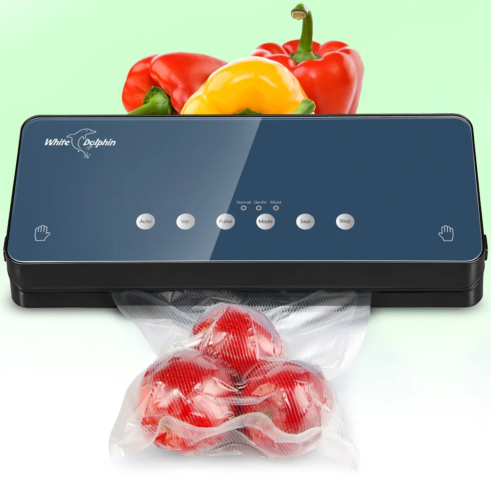 Электрический вакуумный упаковщик белого дельфина бытовая автоматическая
