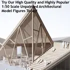 Архитектурная настольная модель, материал для самостоятельной сборки, Минифигурка белого персонажа в несколько мини-кукол, соотношение 1200, 125 M5J8