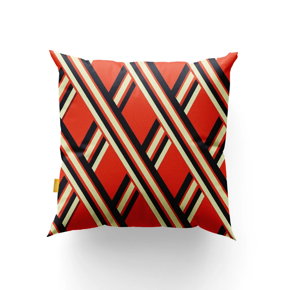 

African style checkered stripes print polyster cotton fabric for DIY pillow quilt crafting materials 50 * 145cm