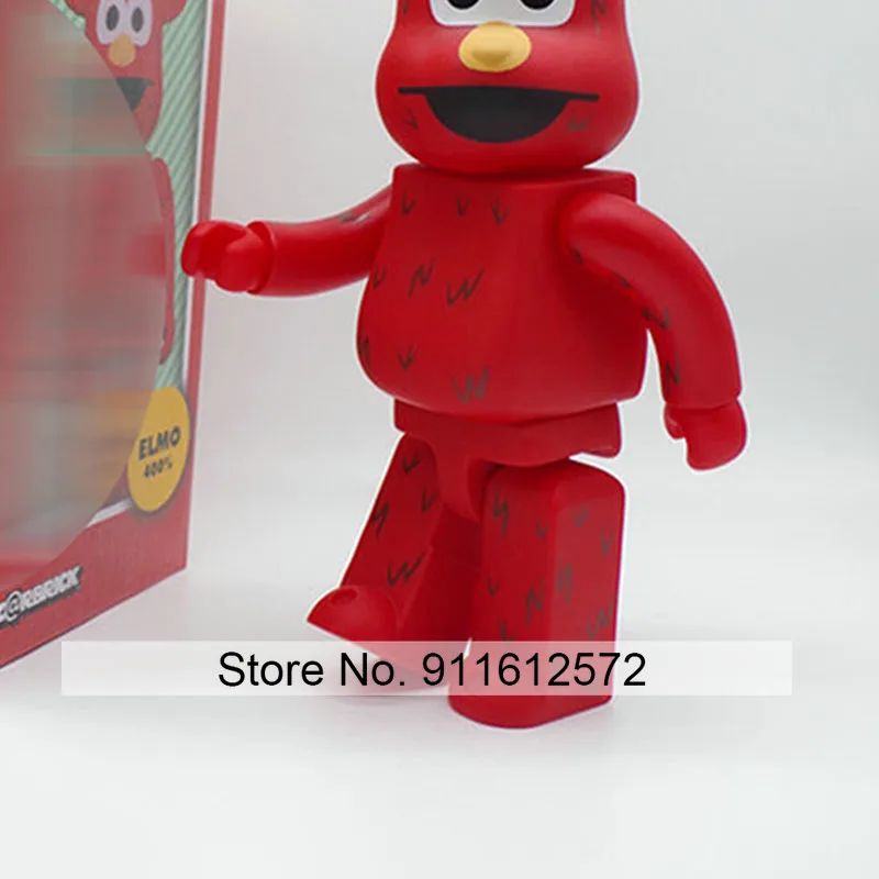 

400% Two Color Action Figures Cartoon Blocks Bear Dolls Bearbricklys PVC Street Art Collectible Models Toys to Friends Gifts