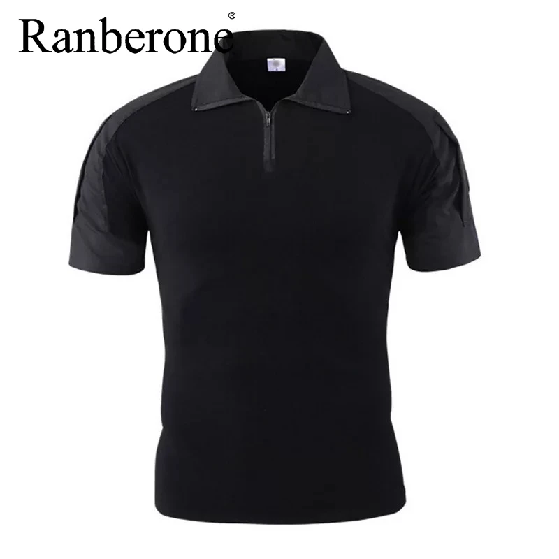 2020 Workout Shirt Sport Gym Splice Shirt Men Fitness Tights Top Soccer Jerseys Running Turn-down Collar T-Shirt Sportswear Male