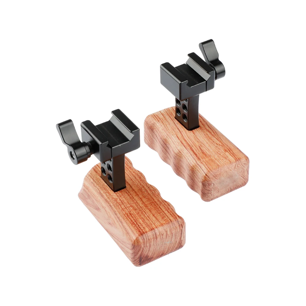 Клетка HDRIG с креплением для холодного башмака и деревянной ручкой 1 пара