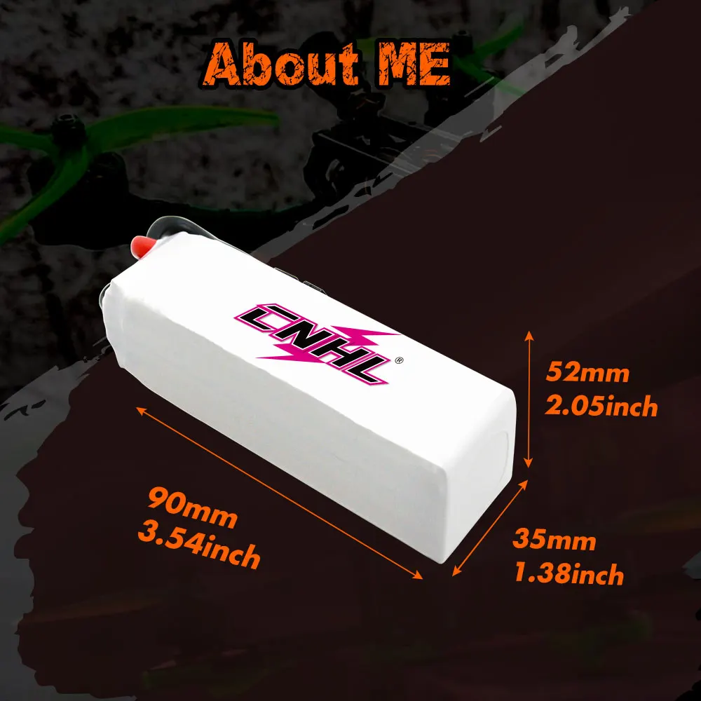 2 шт. CNHL 1500mAh 6S 22 V 100C литий полимерный аккумулятор для FPV с разъемом XT60|lipo battery|lipo