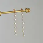 Женские серьги-подвески Lii Ji, длинные серьги с пресноводным жемчугом и натуральным жемчугом, ювелирные изделия для влюбленных, мам, хороший подарок, Прямая поставка