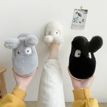 Cotton Slippers New Winter Women's Slippers for Home Warm Women's Slipper Ladies Fluffy Couple Home Slippers Soft Men's Slippers (3)