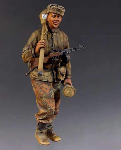 1/35 Набор для моделирования из смолы фигурка солдата | Игрушки и хобби
