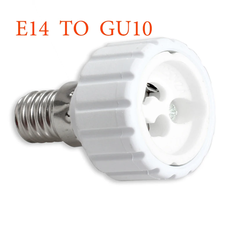 

E14 toGU10 Lamp Holder Base Socket Adapter High temperature resistant Converter Holder For LED Light Bulb Lamp Holder Converters