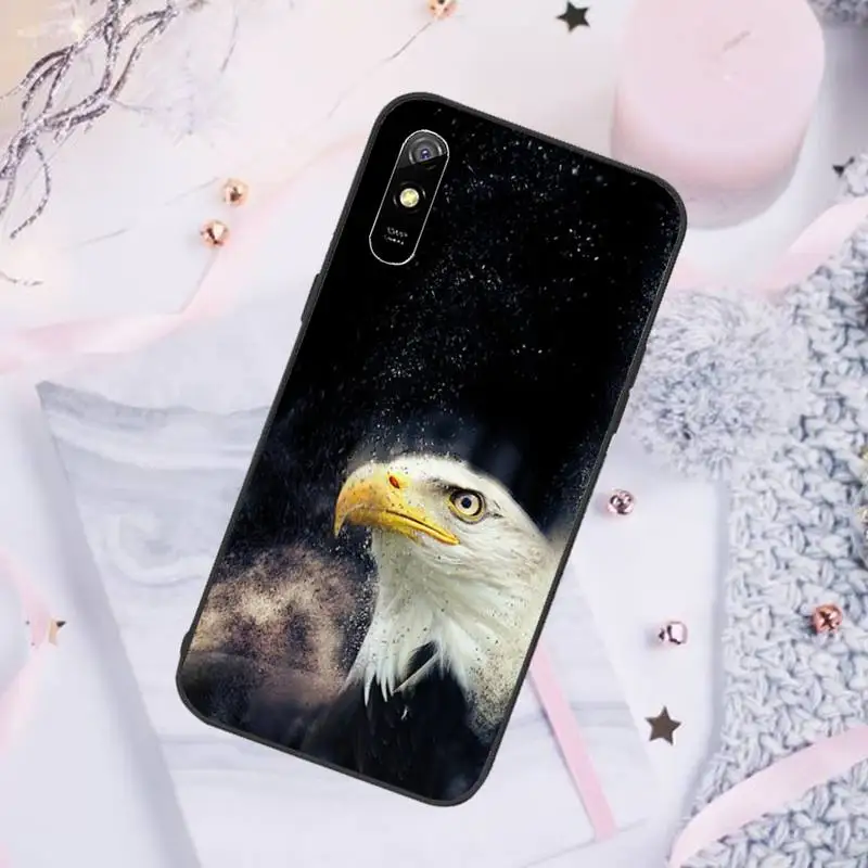 

Bald eagle Phone Case For Xiaomi Redmi note 7 8 9 pro 8T 9A 9S Mi Note 10 Lite pro