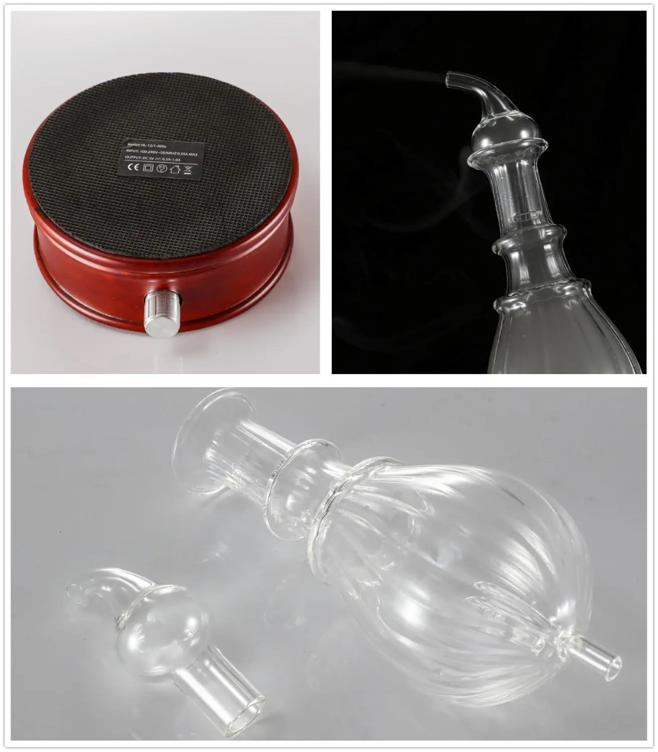 Безводный распылитель эфирных масел стеклянный холодный ароматерапии из