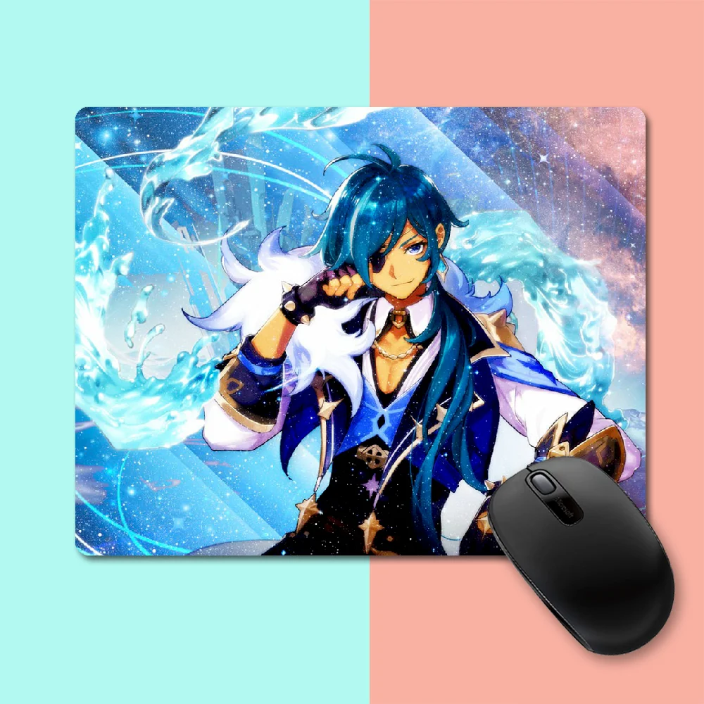 

Genshin Impact Kaeya Gaming Mouse Pad PC Mousepad Game Pad Cartoon Rubber Mouse Pad Office Keyboard Pad