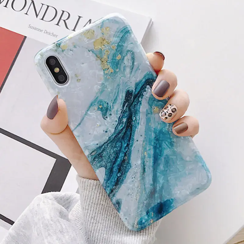 Art Gradient Marble Case for Huawei P30 Glitter Shell Holder P20 Lite Mate 20 Nova 2S 3 3i 3e 4 4e Coque |