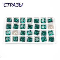 ctpa3bi top new arrivals popular crystals blue zircon square crystal glass sew on rhinestones silver bottom diy womens dresses