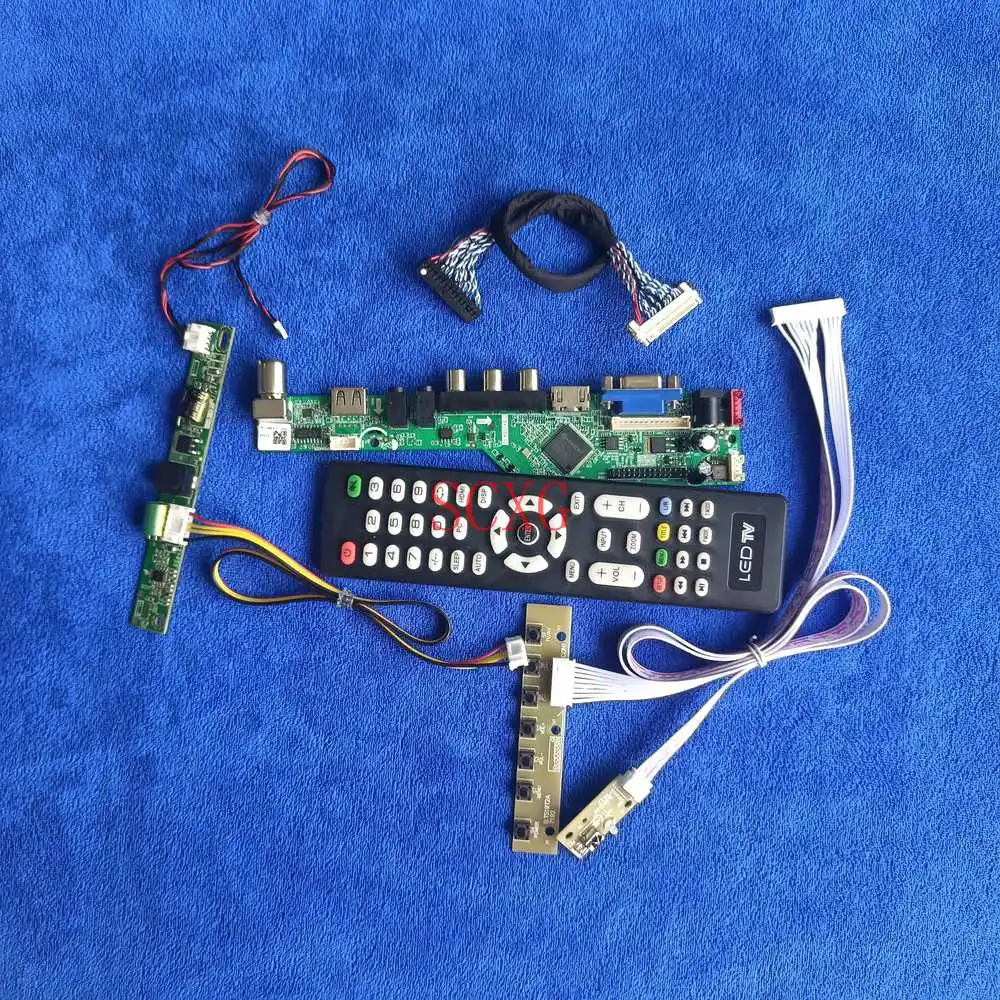

Аналоговый сигнал Дисплей drive плата контроллера DIY Kit подходит M200HJJ/M200HJK, совместимому с HDMI VGA USB AV светодиодный ЖК-дисплей LVDS-30Pin 1920*1080