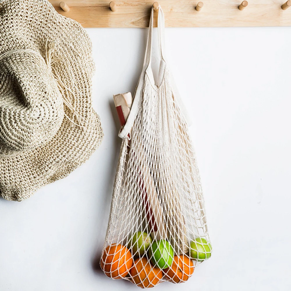 Большая Хлопковая сумка-Органайзер сумки многоразового использования для