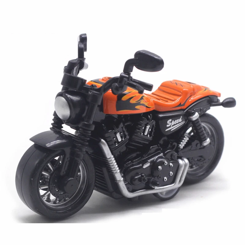 

Mini Alloy Plastic Motorcycle Simulation Moto Model Toy Pull Back Car Diecast Model Figure Toys for Kids Gifts