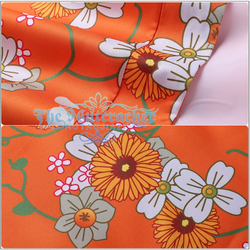 Супер Danganronpa Hiyoko Saionji Косплей Костюм на заказ для взрослых женщин оранжевое