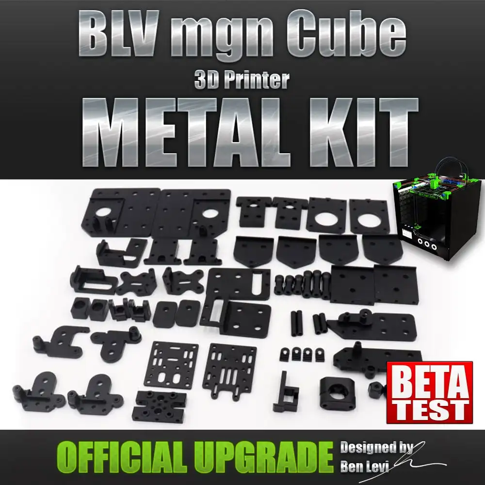Blurolls BLV MGN Cube 3d принтер ВСЕ meatal обновление комплект разработан бен Леви CNC