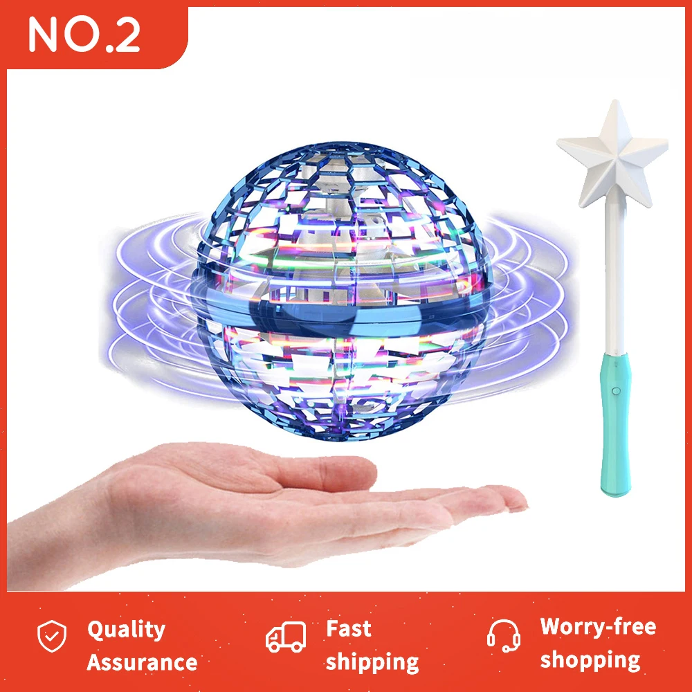 

Flynova Pro Flying Ball Mini Helicopter UFO Spinner RGB Lights Aircraft Hand Induction Operated Dron Gift Adults Toys for Kids