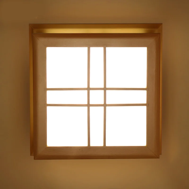 Изящные изделия в японском стиле led деревянный каркас потолочный светильник s