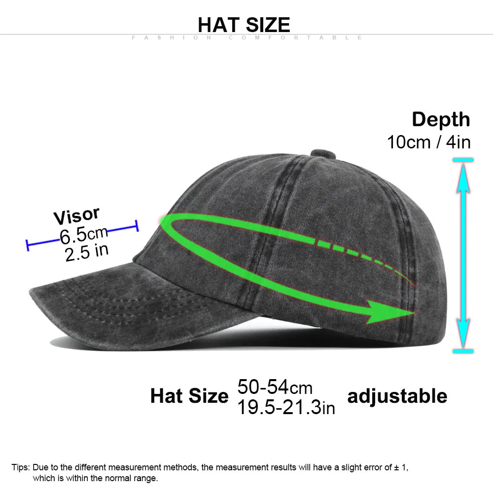 Оригинальные мужские винтажные потертые регулируемые хлопковые головные уборы
