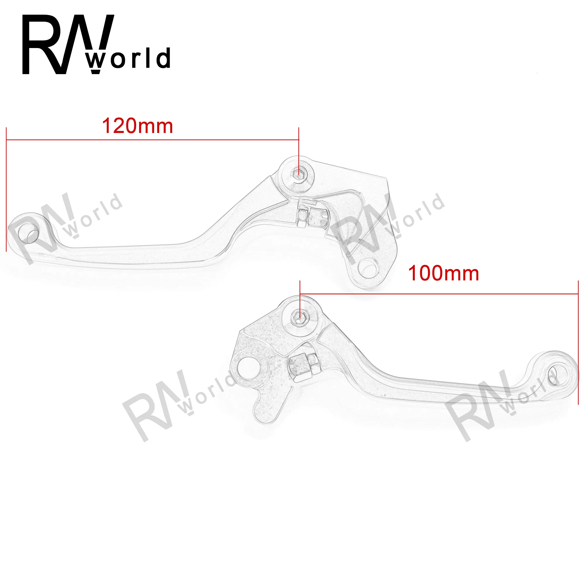 CNC Алюминиевый изготовленный на заказ тормозной рычаг сцепления для HONDA CRF250 450R