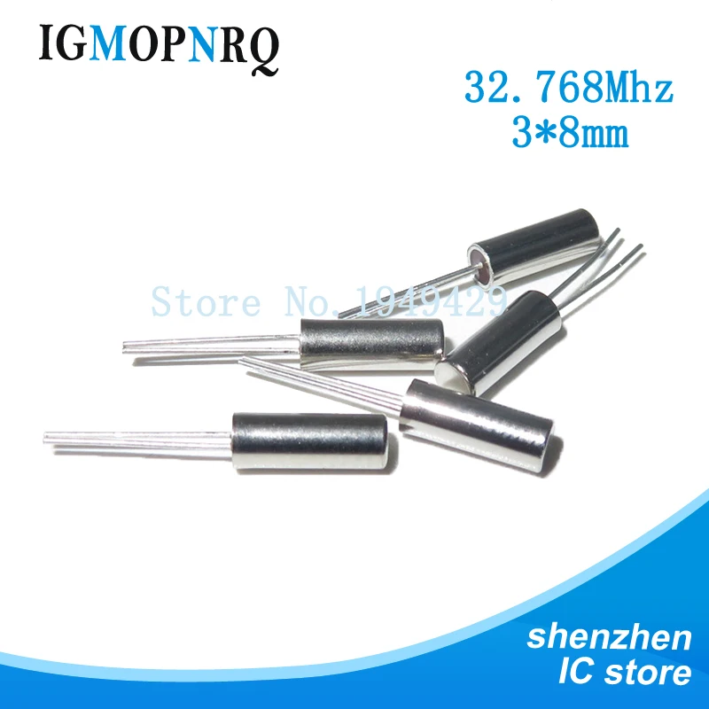 

10PCS HC-49S 32.768k 3*8 32.768 32.768Mhz 3x8 igMopnrq Quartz Crystal Resonator Passive Oscillator HC 49S New
