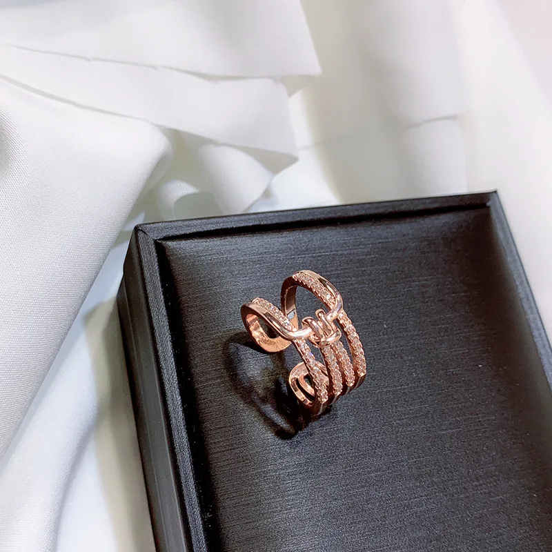 Модное многослойное кольцо с узлом разы для женщин 2020 Новые Кольца Bijoux|Кольца| |