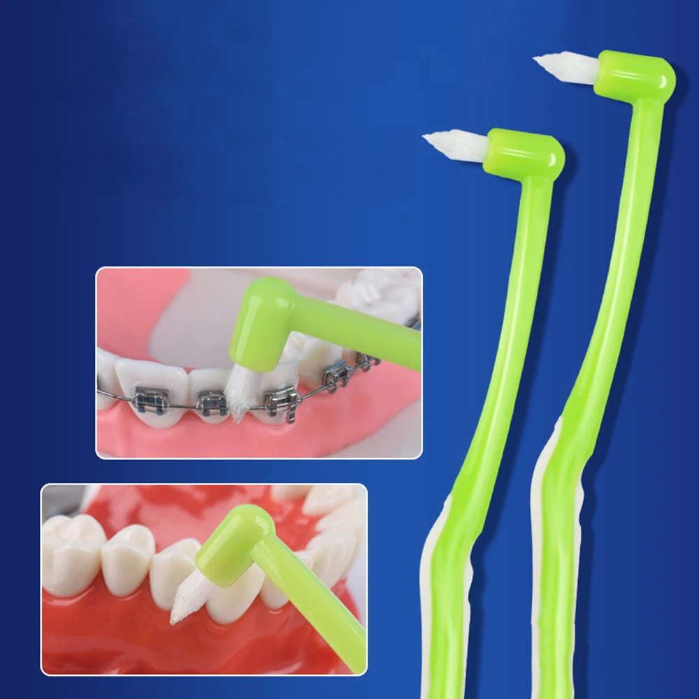 

1 pcs Cleaner Dental floss Interdental brush Clean toothbrush Pointed dental floss Oral care Teeth cleaning Wholesale