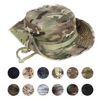 21 colors camouflage boonie hat thicken military army tactical cap hunting hiking climbing camping multicam hat bucket hat hf056