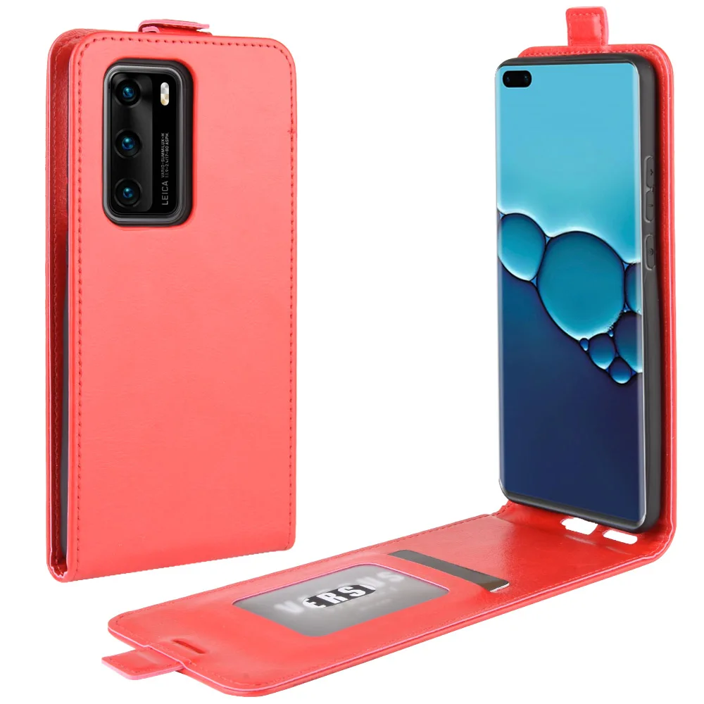 

Flip Phone Case with Card Slot for Huawei P40 P30 P20 P10 Lite Cover for Huawei P10 P20 Pro P smart 2020 Wallet Case Shell etui