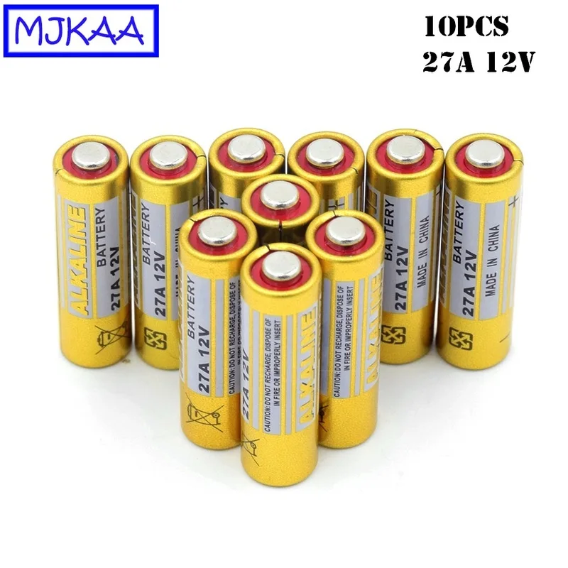 MJKAA 10 шт. 27A 12 В щелочная батарея MN27 L828 A27 супер батареи для дверного звонка с