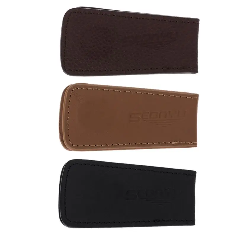 Мужской кожаный магнитный Тонкий кошелек с зажимом для денег отделение