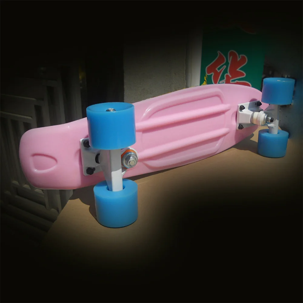 Скейтборд Penny Board Mini Cruiser 22 дюйма Ретро светодиодный светильник на
