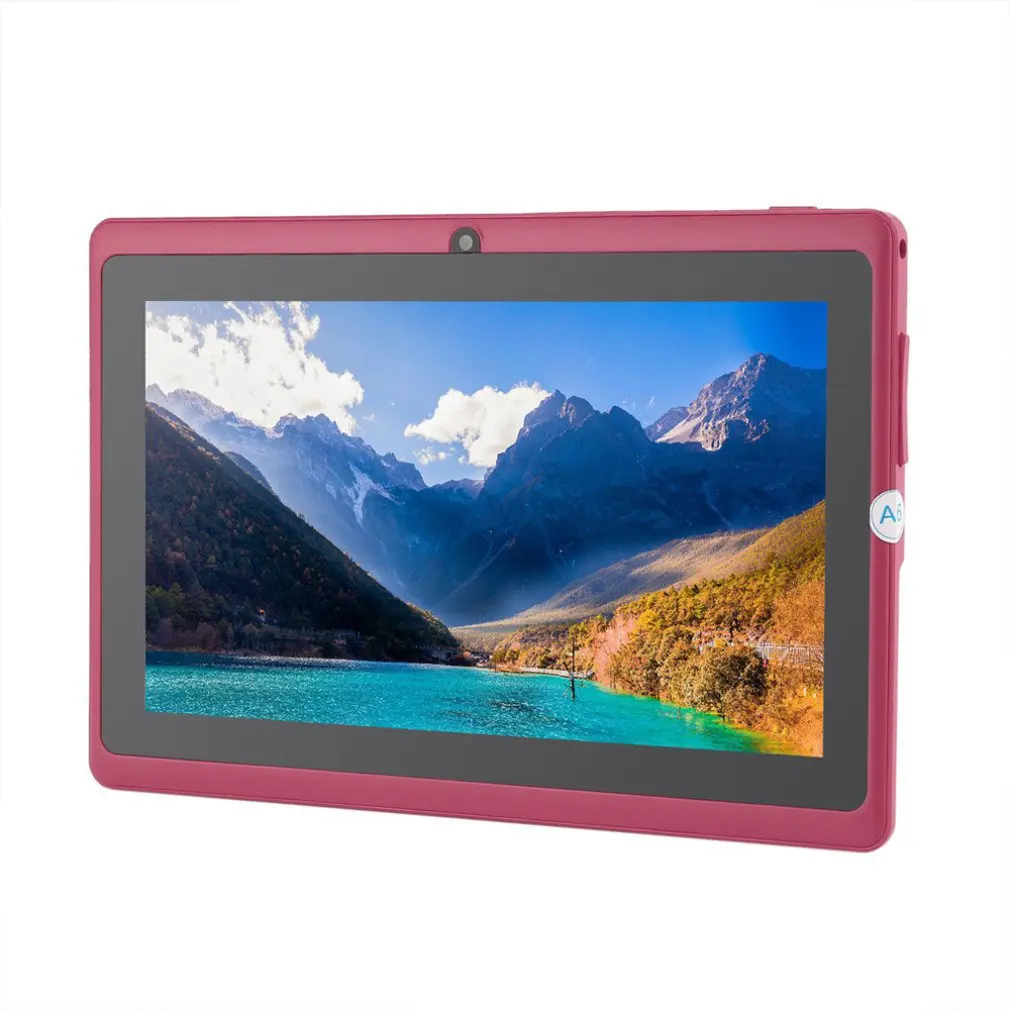 

Portable Size Tablet 7 Inch Tablet For Allwinner A33 Tablet PC 512MB+ 4GB For 4.4 Quad Core Q88 Kids PAD