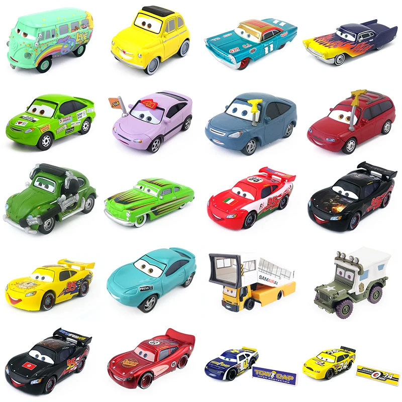 Машинка игрушечная Тачки Disney Pixar Ucchi Молния Маккуин Прецизионная Грета модели