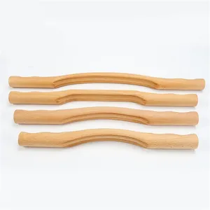 Массажная палочка из натурального дерева, инструменты для массажа спины, массаж скребком гуаша, плеч, шеи, поясницы, ног, для быстрого похудения, большой площади 204 шт.