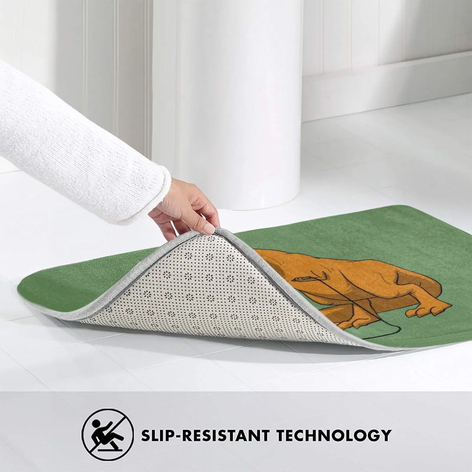 Коврик для входной двери противоскользящий ковер с изображением маленьких рук