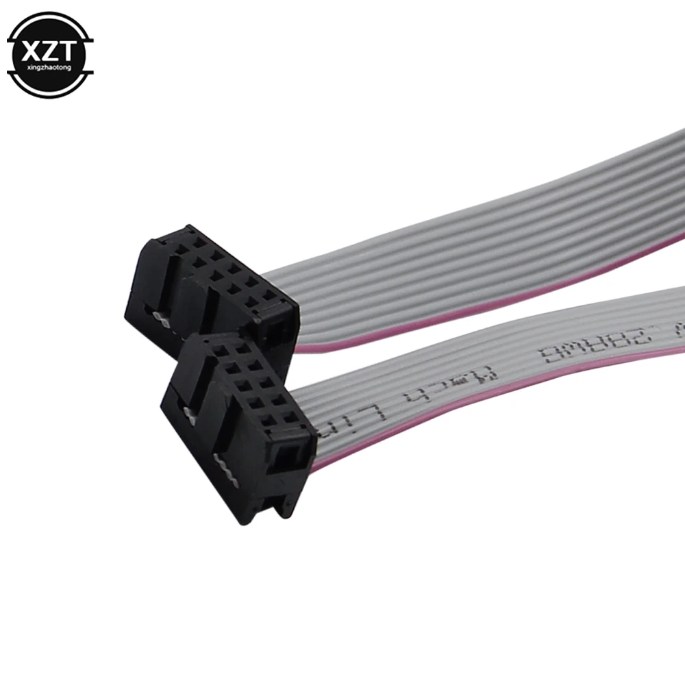 2-портовый Серийный RS232 DB9 Мужской COM-порт к IDC 10-контактному кабелю чехол для ПК