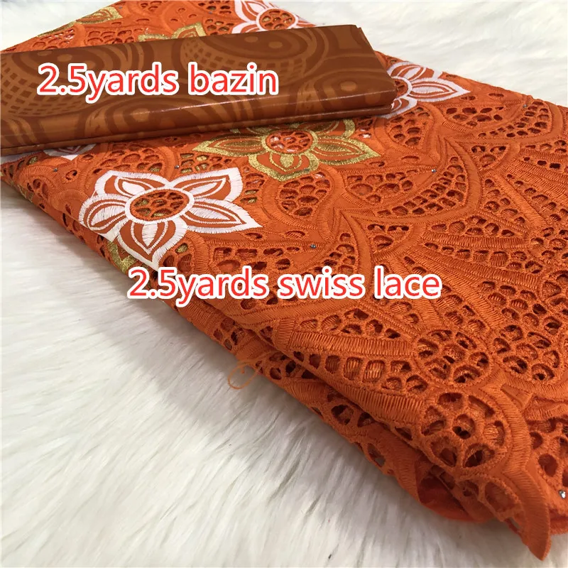 Африканская Гвинея базин парчовая Дамасская ткань для женского платья новый