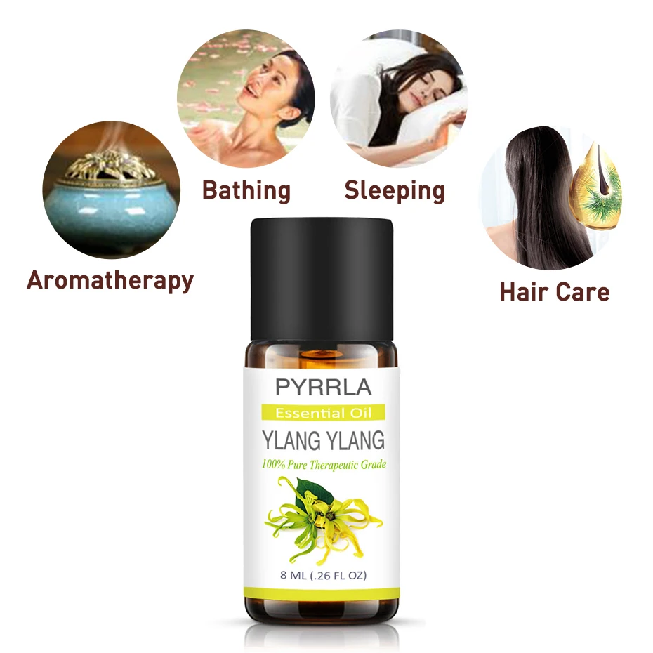 Pyrrla 8 мл эфирные масла для увлажнителя ароматерапия массажное масло помогает сну