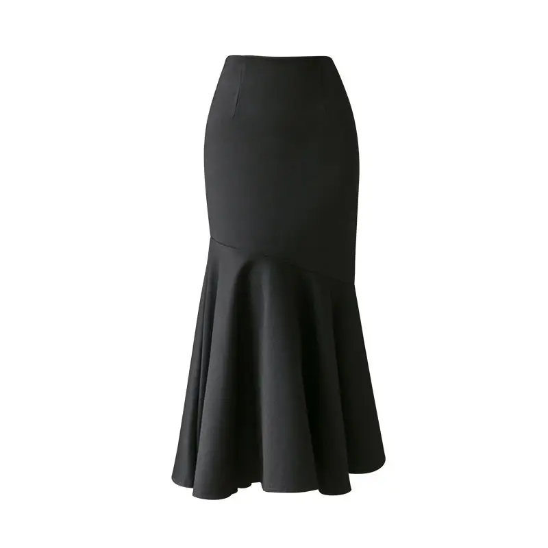 Женская облегающая юбка-карандаш средней длины с высокой талией | одежда