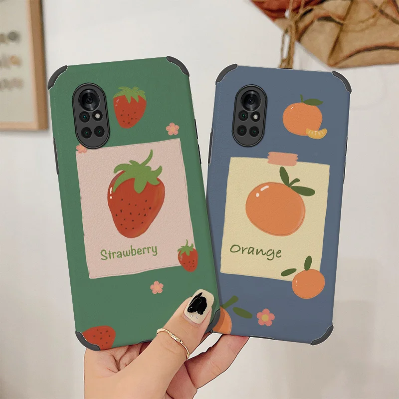 

Sweet Strawberry Phone Case For Huawei Nova8 8Pro 8SE Nova 7 7Pro 7SE 6 6se 5 5Pro 5Z 5I 5Ipro 4 4E Cover