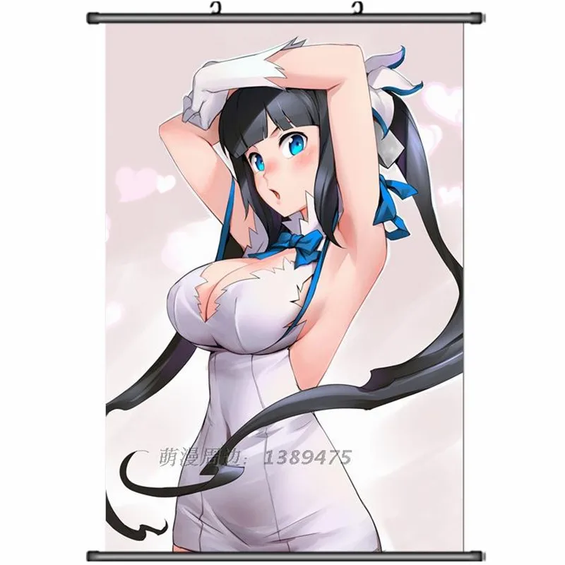 Аниме Danjon ni Deai o Motomeru no wa Machigatteiru Daro ka Kami Sama Hestia домашний декор настенные прокрутки