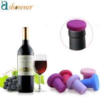 silicone wine bottle sealed caps beer cover bar champagne closures saver dusty stopper for bottle kitchen wine accessories tools