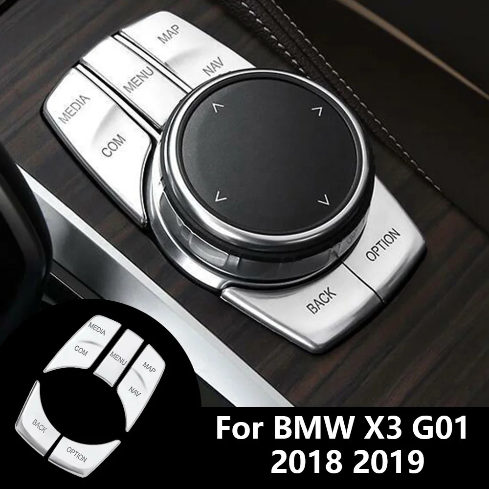 

Parts Button Trim Console Multimedia Sticker Accessories Auto Interior
