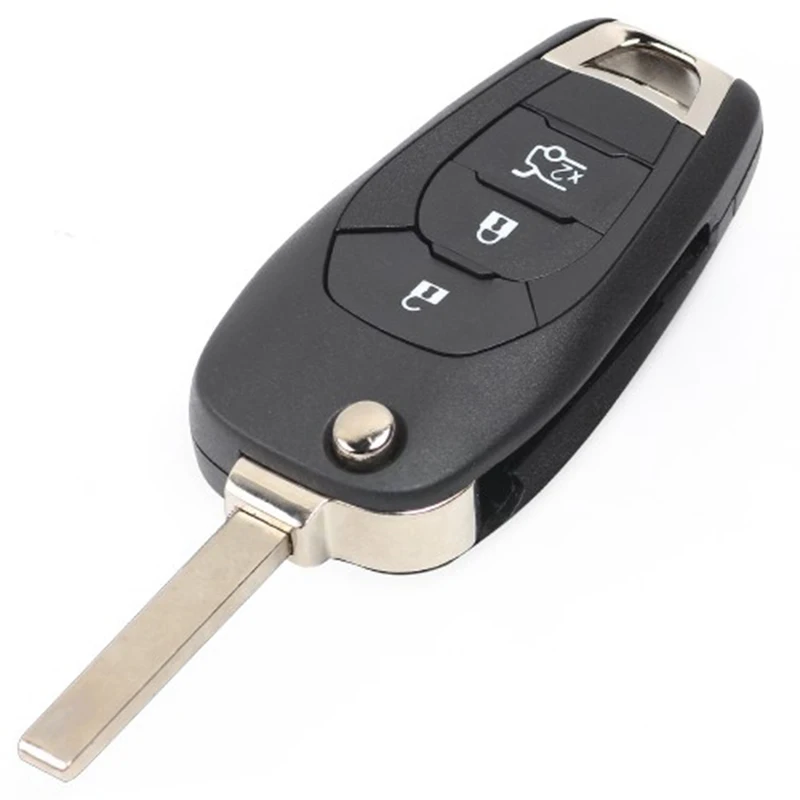 

KEYECU 5PCS/LOT 433MHz PCF7941 Chip Remote Car Key Fob 3 Button HU100 Blade for Chevrolet Aveo Cruze 2014 2015 2016 2017 2018