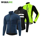 Зимняя велосипедная куртка WOSAWE, ветрозащитная, сохраняющая тепло, куртка для горного велосипеда, спортивная одежда для велоспорта, сноуборда