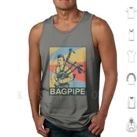 bagpipe europe tank tops vest sleeveless bagpipes instrument musical instrument music musician scotland scot tradition