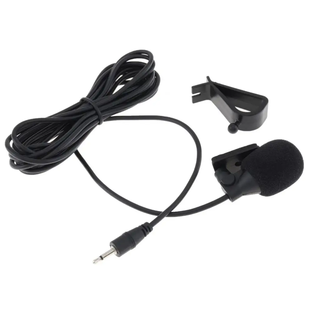 PVC Wired 3.5 mm Stereo Jack Mini 3m Car Microphone External Mic for PC DVD / GPS Player Radio Audio New | Электроника